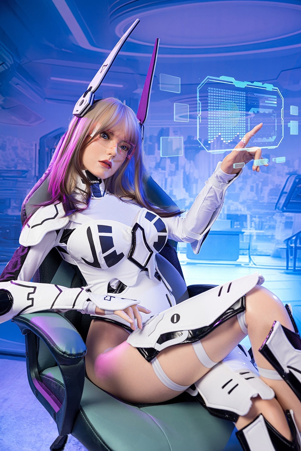 US Stock – YAMIEE Vexa 163cm/5ft34 SNK41 Unique Design Full Body Big Breasts Adult TPE Female Sex Doll (Free 2ND Head)