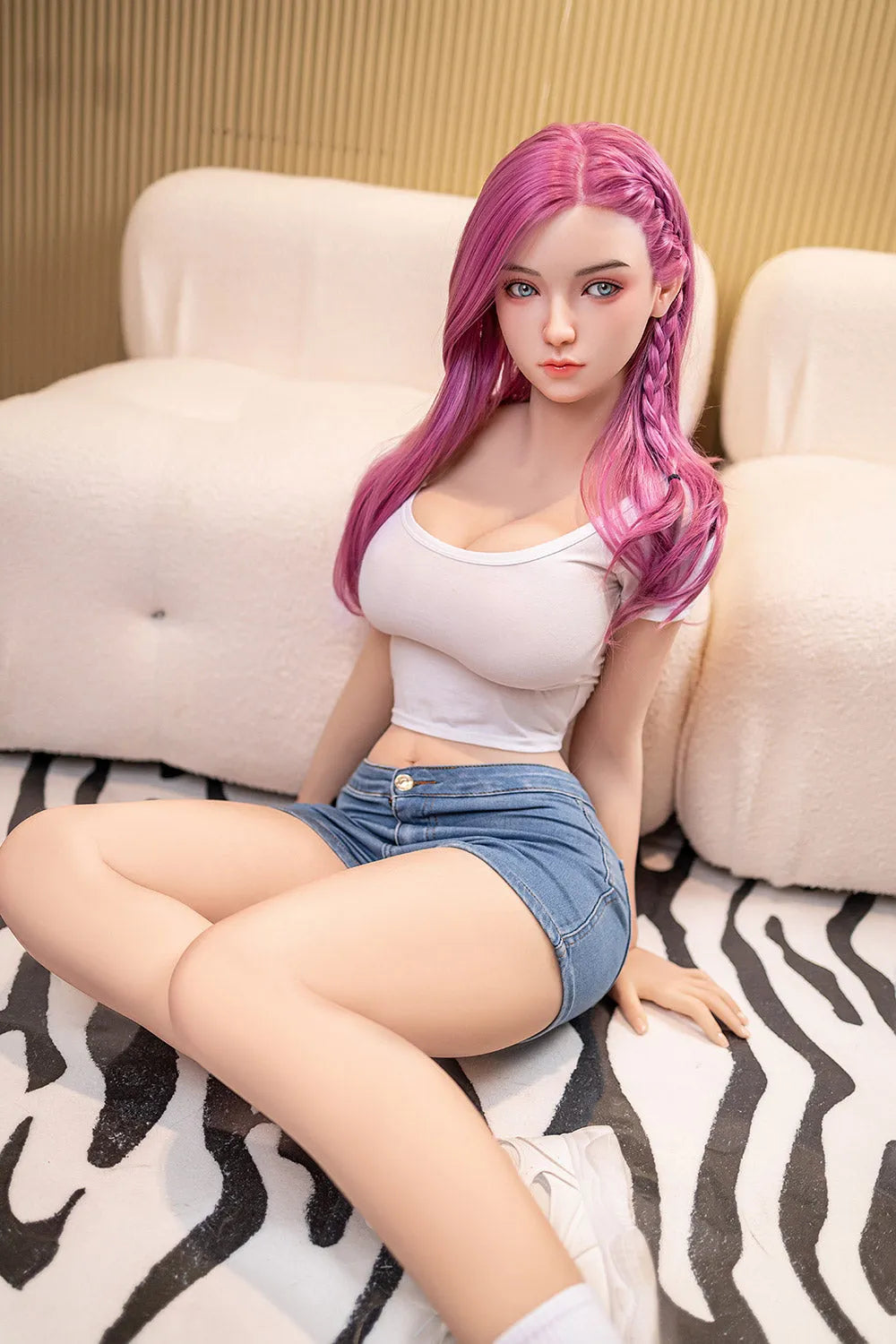 US Stock – Delilah Plus 150cm #115 Real Life Small Breasts TPE Sex Doll Adult Affordable Female Sex Love Doll