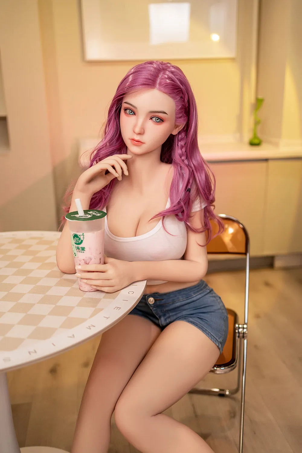 US Stock – Delilah Plus 150cm #115 Real Life Small Breasts TPE Sex Doll Adult Affordable Female Sex Love Doll